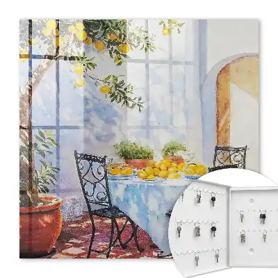 Key box for home Lemon garden table garden