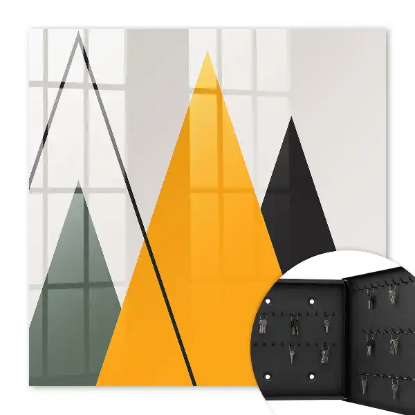 Decorative key box Modern composition in various colors