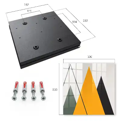 Decorative key box Modern composition in various colors
