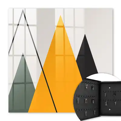 Decorative key box Modern composition in various colors