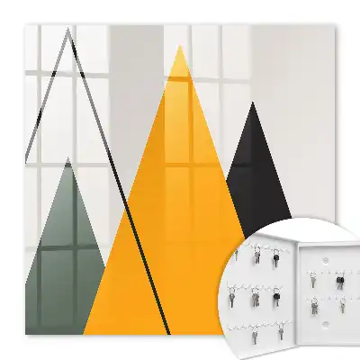 Decorative key box Modern composition in various colors