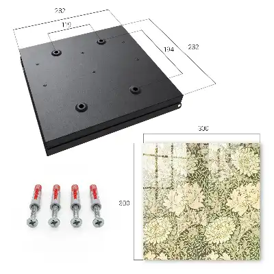 Decorative key box Floral pattern elegant design