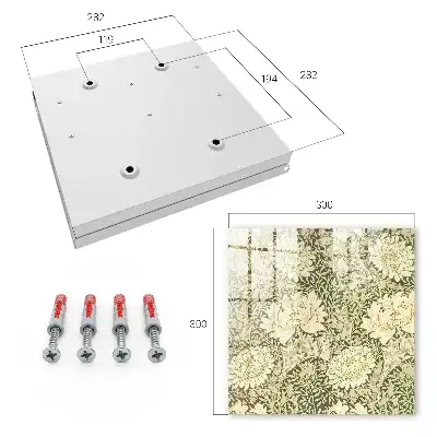 Decorative key box Floral pattern elegant design