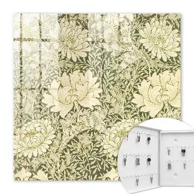 Decorative key box Floral pattern elegant design