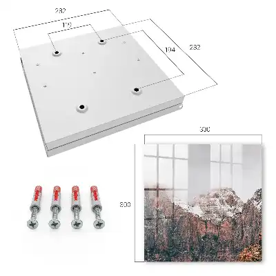 Wall mounted key box Mountain silence full of harmony