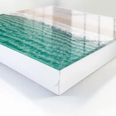 Decorative key box Summer beach with sand and waves
