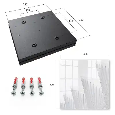 Abstract minimalist architecture wall mounted key cabinet
