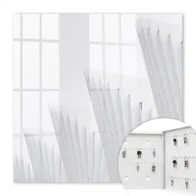 Abstract minimalist architecture wall mounted key cabinet