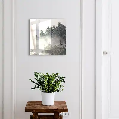 Key cabinet A misty forest of gray-green tones