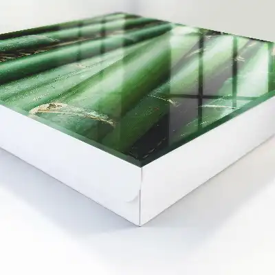 Wall mounted key box The green peace of bamboo stalks