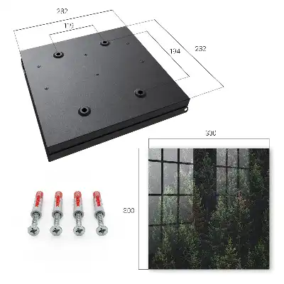 Decorative key box A green forest full of harmony