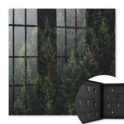 Decorative key box A green forest full of harmony