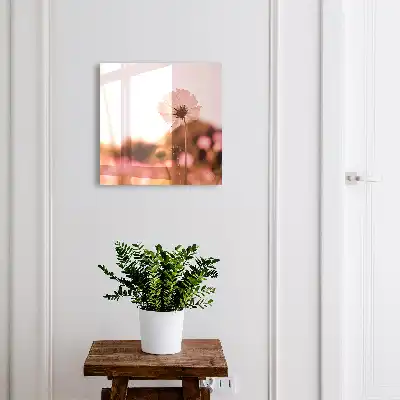 Key cabinet Floral elegance in warm colors