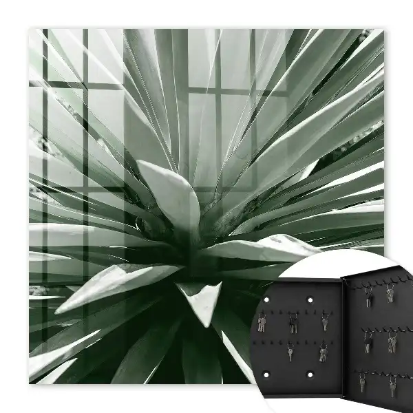 Wall mounted key cabinet Agave composition of nature