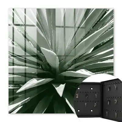 Wall mounted key cabinet Agave composition of nature
