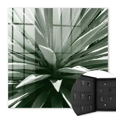 Wall mounted key cabinet Agave composition of nature