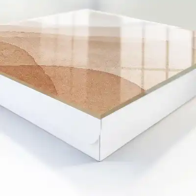 Key box for home Beige landscapes in watercolor style
