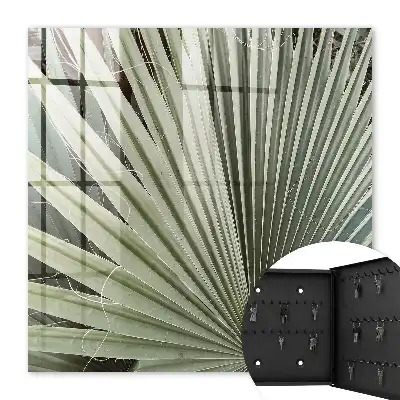 Key cabinet Palm leaves add elegance