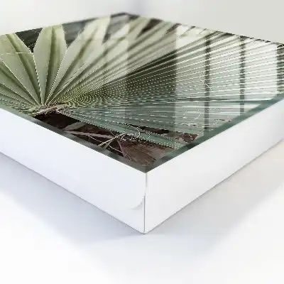 Key cabinet Palm leaves add elegance