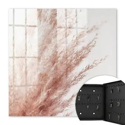 Decorative key box Pastel grass in boho style gives