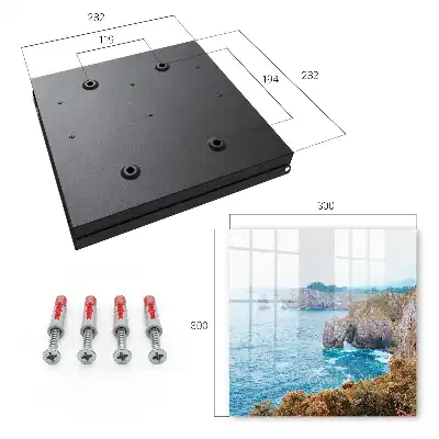 Key box for home Seascape with a blue sea