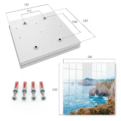 Key box for home Seascape with a blue sea