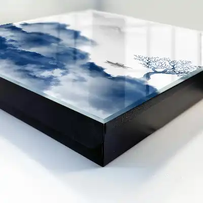 Key cabinet Mysterious mountains blue clouds