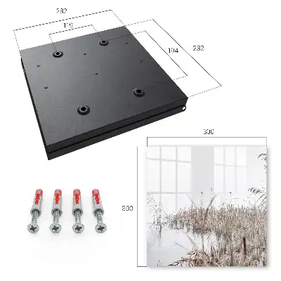 Key box for home Misty calm over the water