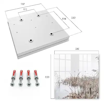 Key box for home Misty calm over the water