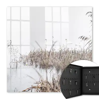 Key box for home Misty calm over the water