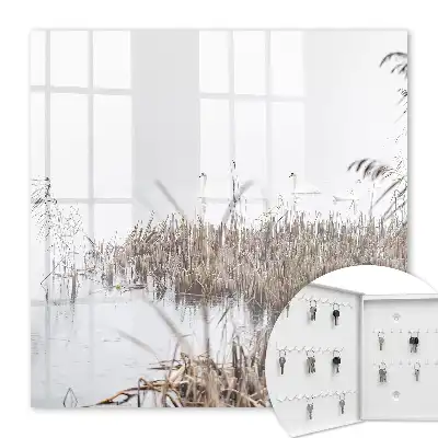 Key box for home Misty calm over the water