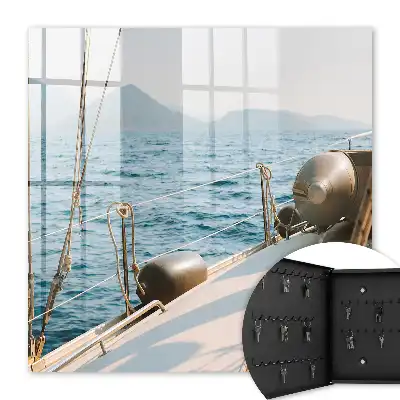 Decorative key box A sea voyage in the sunshine