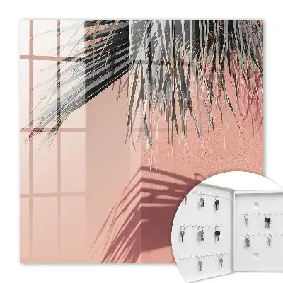 Key cabinet Tropical elegance in a background with shades