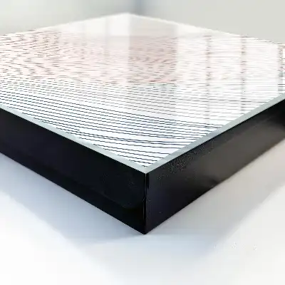 Wall mounted key cabinet Wavy lines, subtle colors