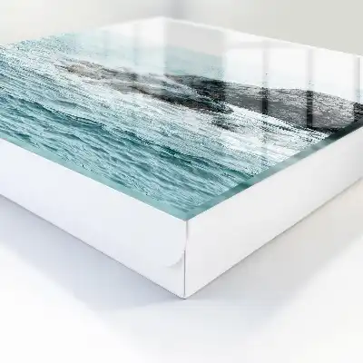 Key cabinet Sea waves with waves with rocks