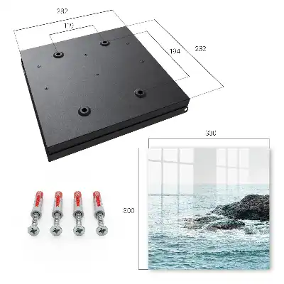 Key cabinet Sea waves with waves with rocks