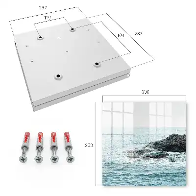 Key cabinet Sea waves with waves with rocks