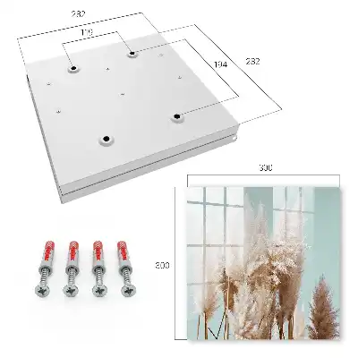 Wall mounted key box Natural charm creates harmony