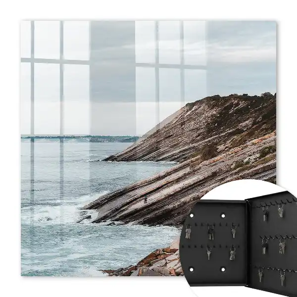 Key cabinet Seaside landscape, calm sea