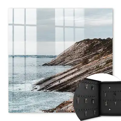 Key cabinet Seaside landscape, calm sea