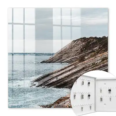 Key cabinet Seaside landscape, calm sea