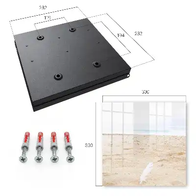 Decorative key box Beach relaxation by the calm sea