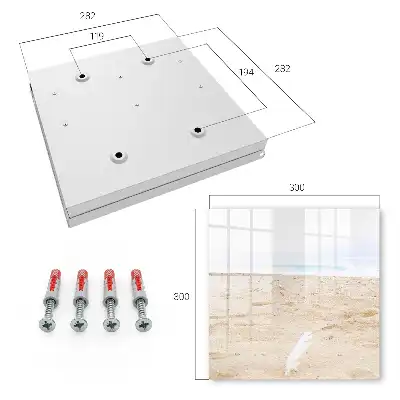 Decorative key box Beach relaxation by the calm sea