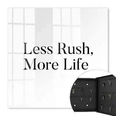 Key box for home Less rush, more life motivating thoughts