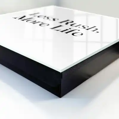 Less Rush More Life Motivating Key Box for Home