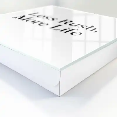 Less Rush More Life Motivating Key Box for Home