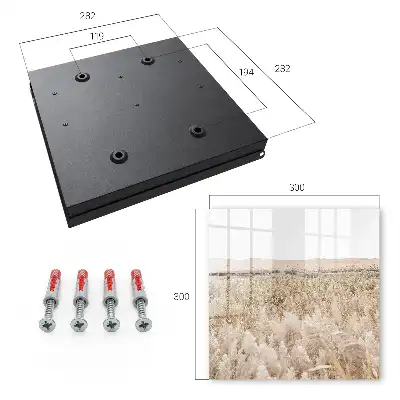 Wall mounted key cabinet Desert harmony of minimalist dunes