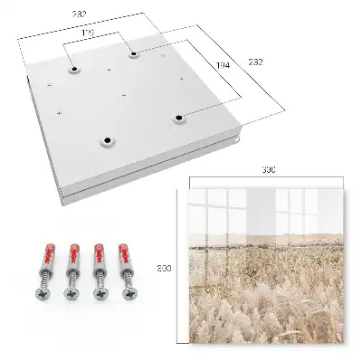 Wall mounted key cabinet Desert harmony of minimalist dunes