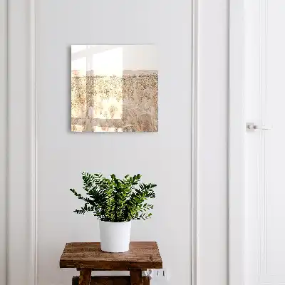 Wall mounted key cabinet Desert harmony of minimalist dunes