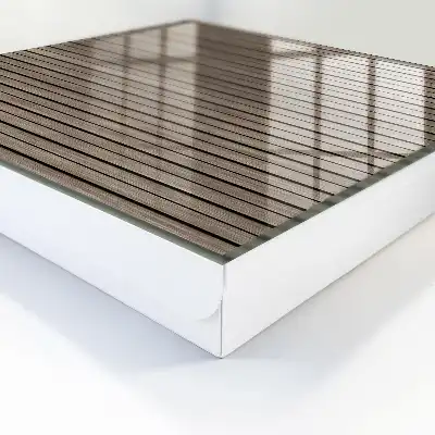 Wall mounted key box Wooden boards in harmonious lines